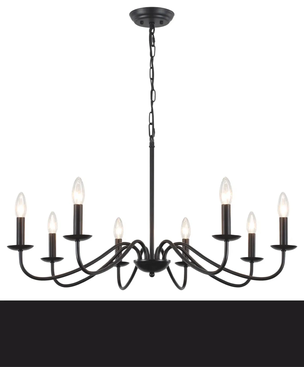Aretzy 8-Light Farmhouse Chandelier image indicator(8)