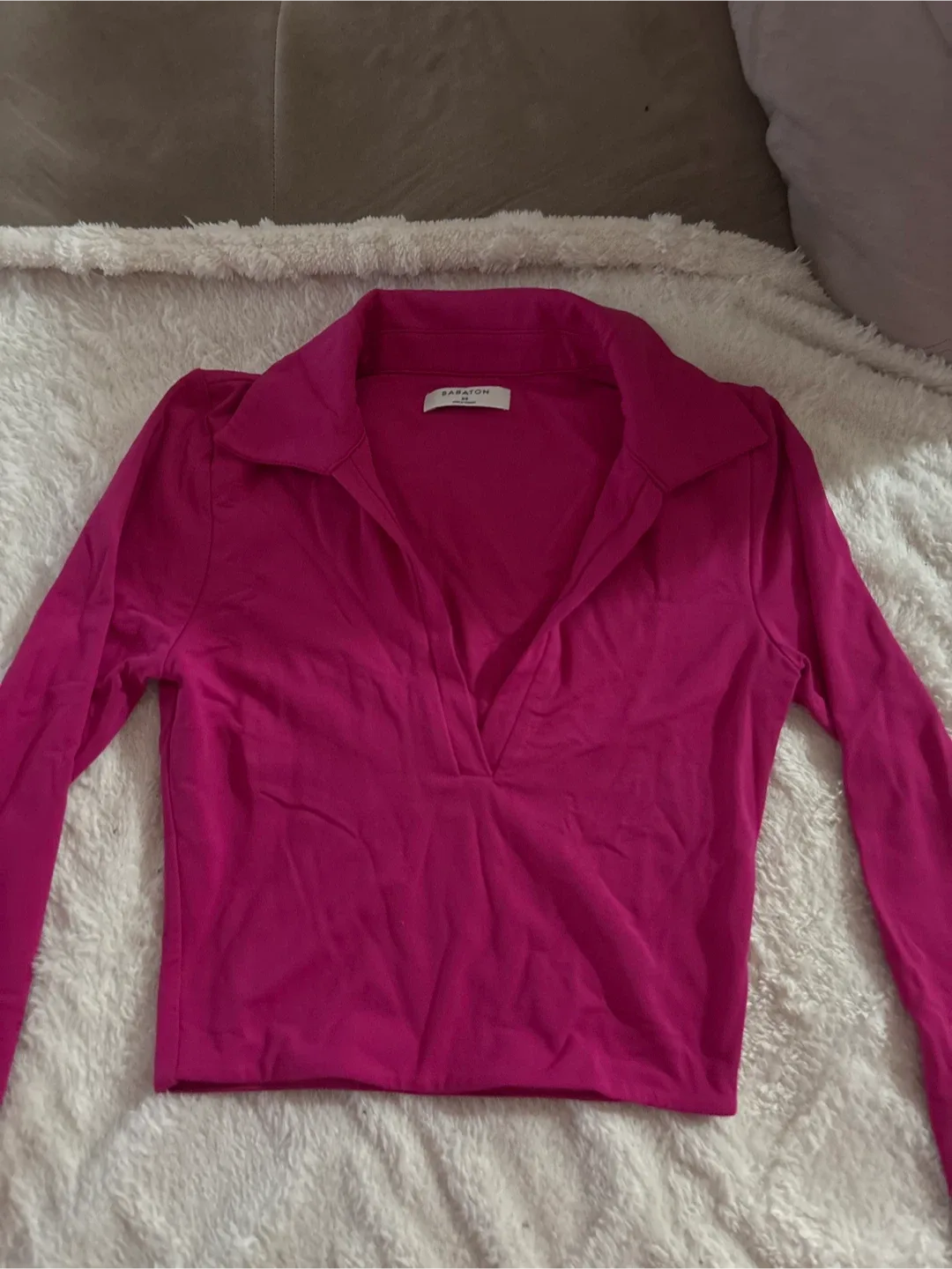 Babaton XS Magenta Blouse