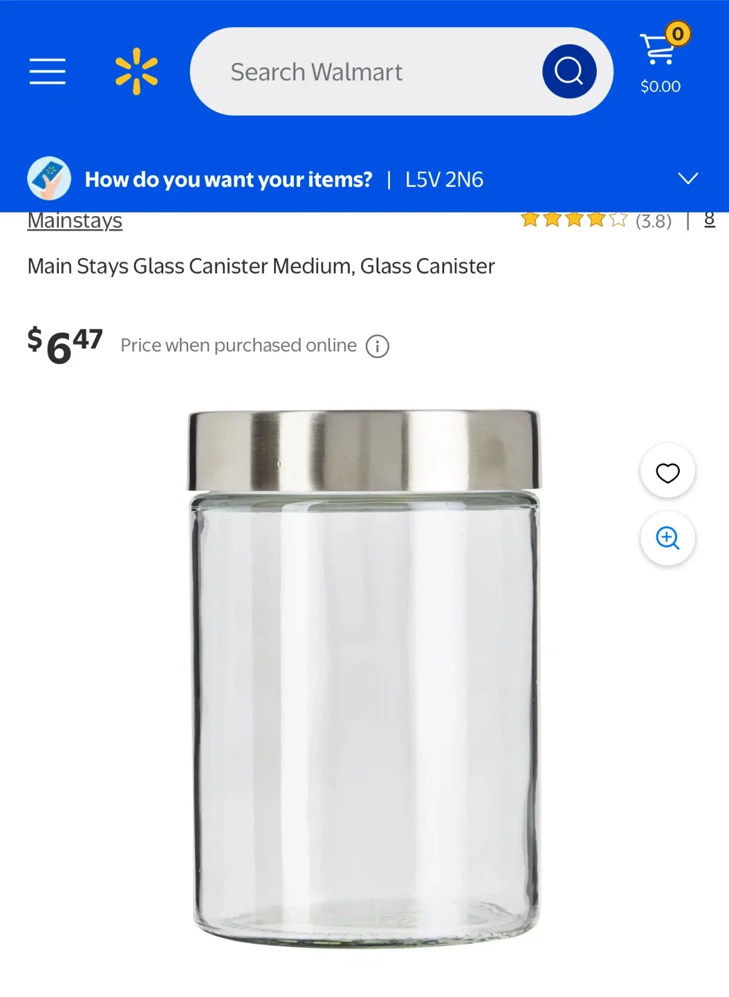 Mainstays Programmable Coffee Maker + Main Stays Glass Medium, image indicator(6)