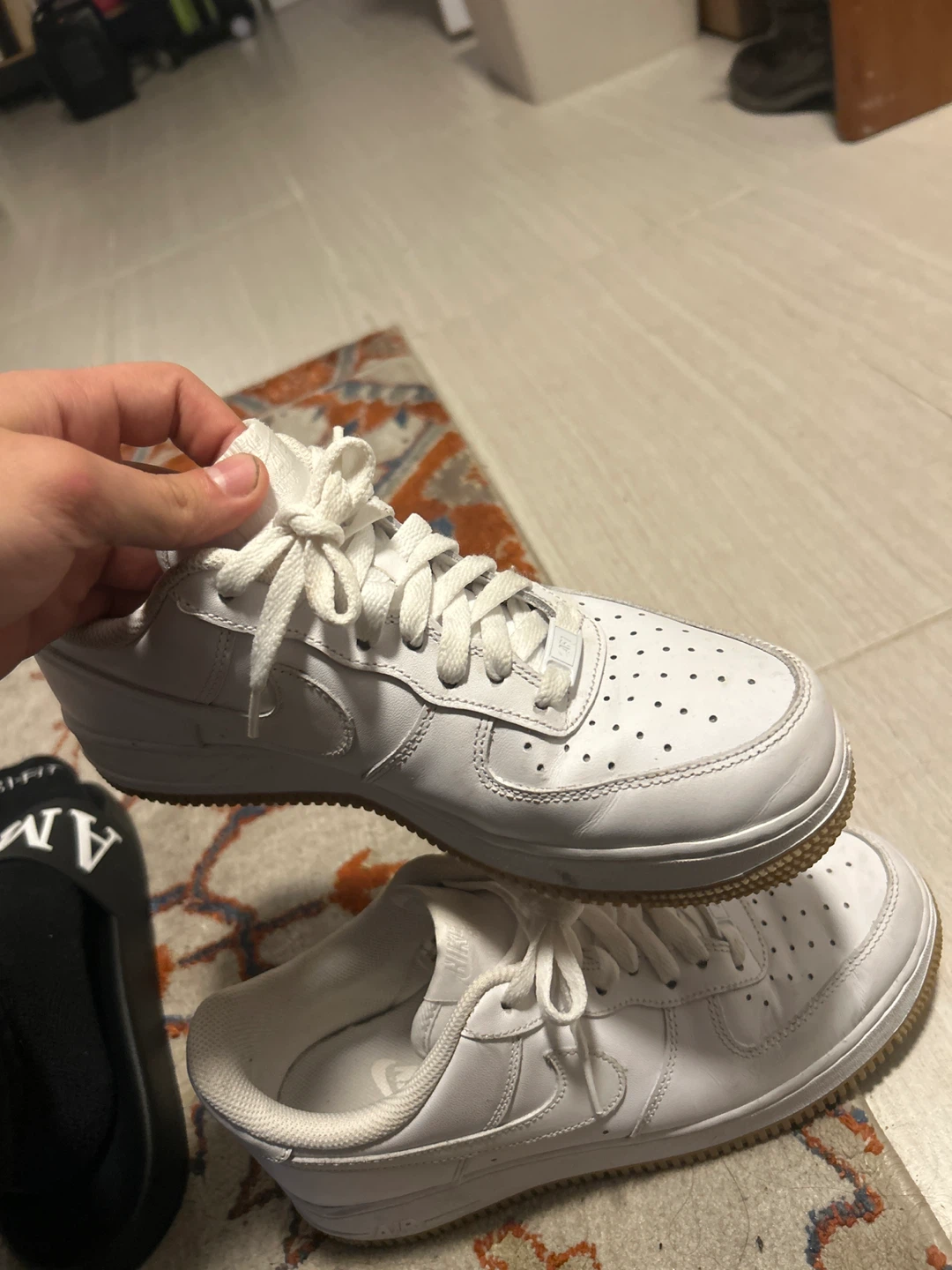 Nike Air Force 1 '07 White US 8 - photo 2