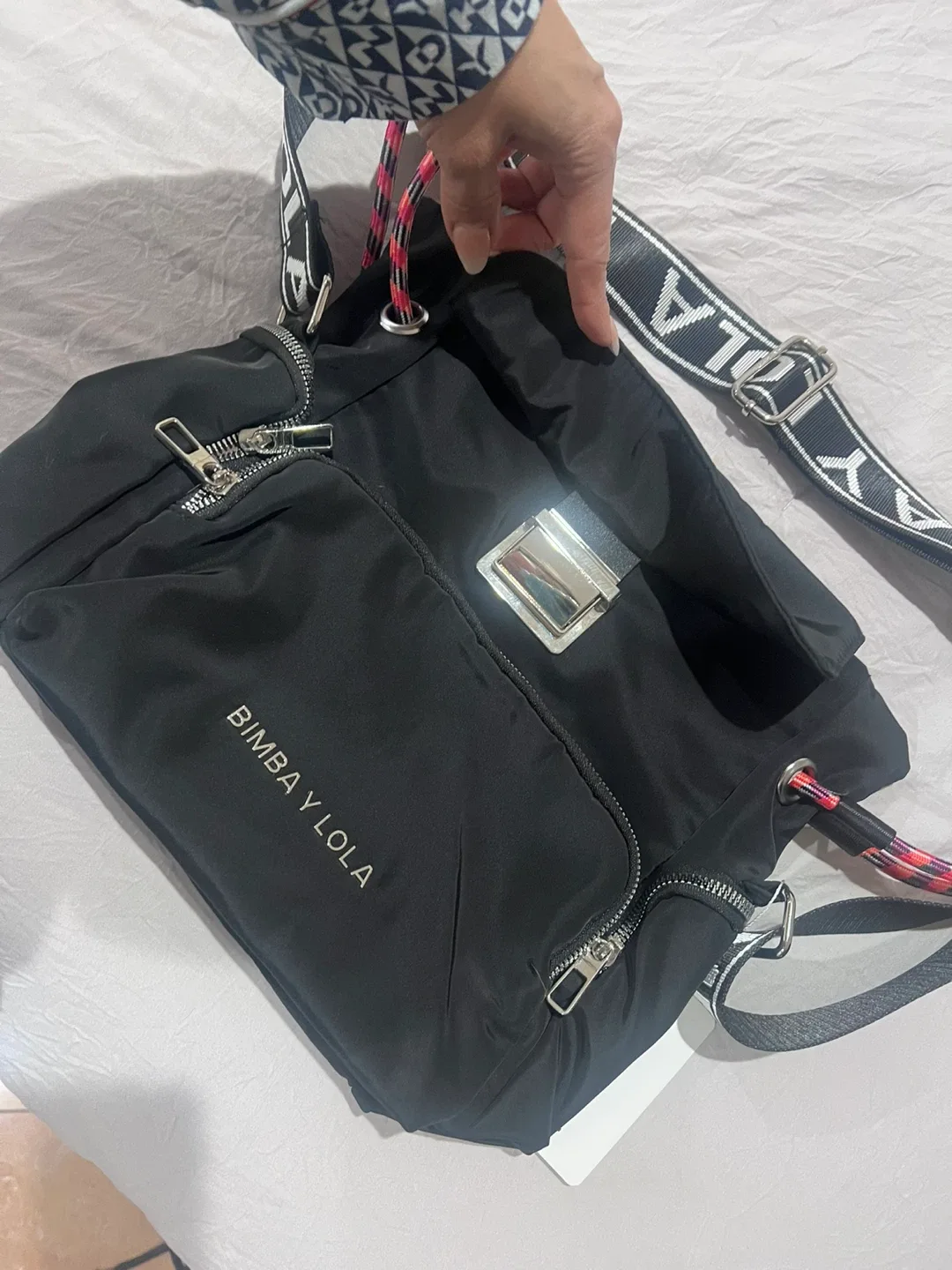 Bimba Y Lola Black Crossbody Bag image indicator(2)