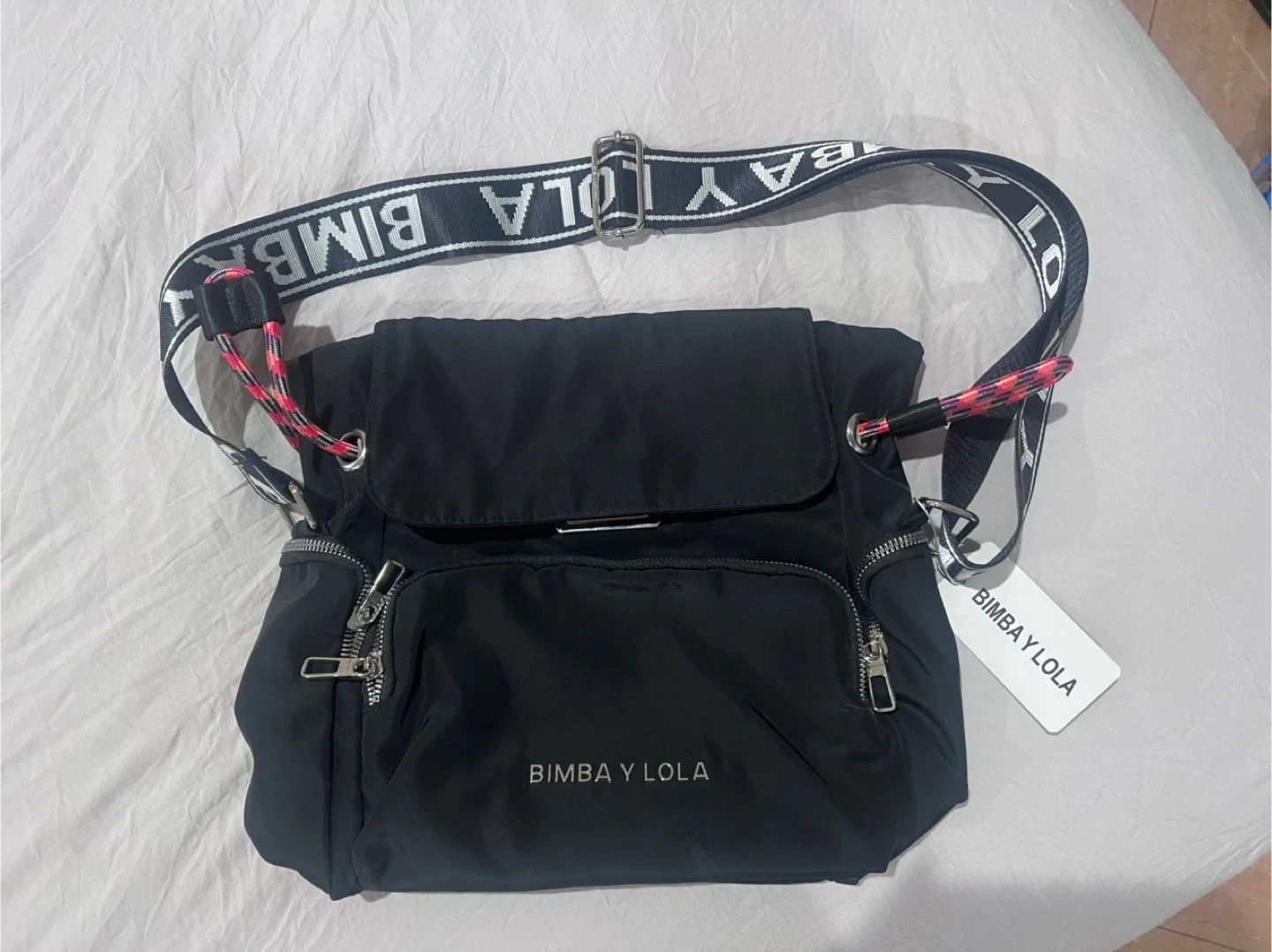 Bimba Y Lola Black Crossbody Bag