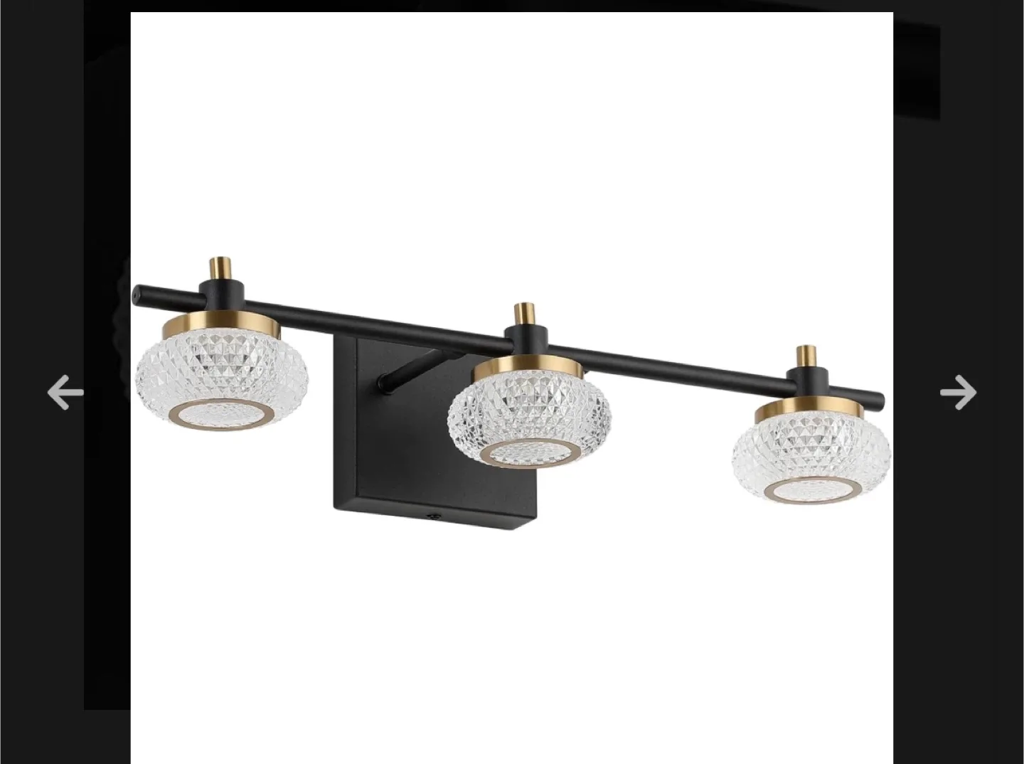 3-Light Vanity Light Fixture