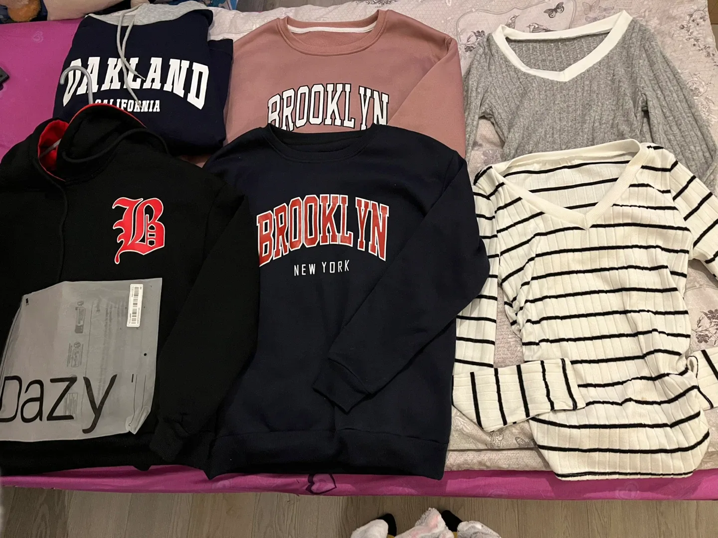 New SHEIN hoodies sweaters