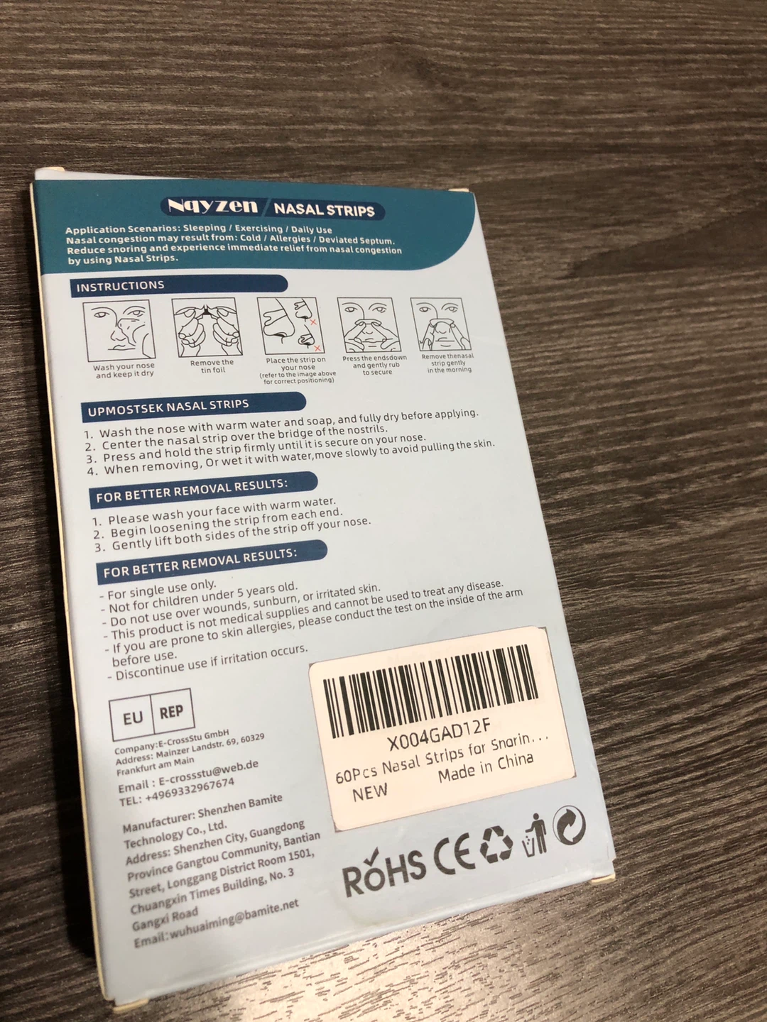 New Nayzen Nasal Strips - 60 Count - photo 2