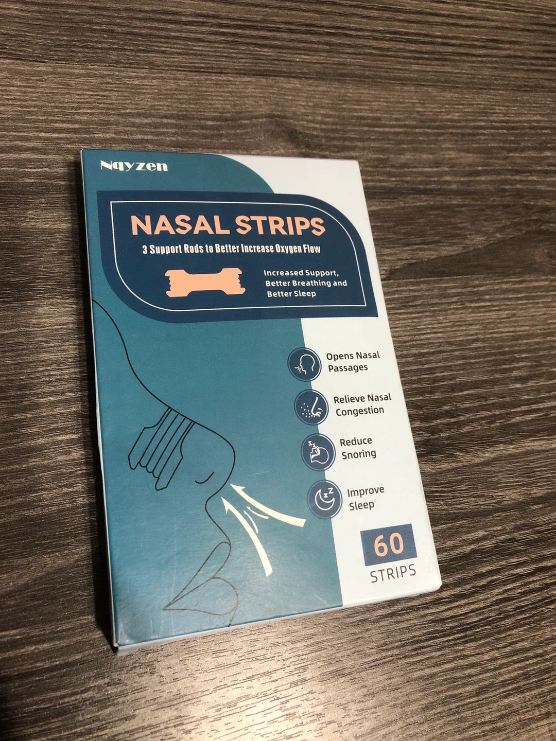 New Nayzen Nasal Strips - 60 Count