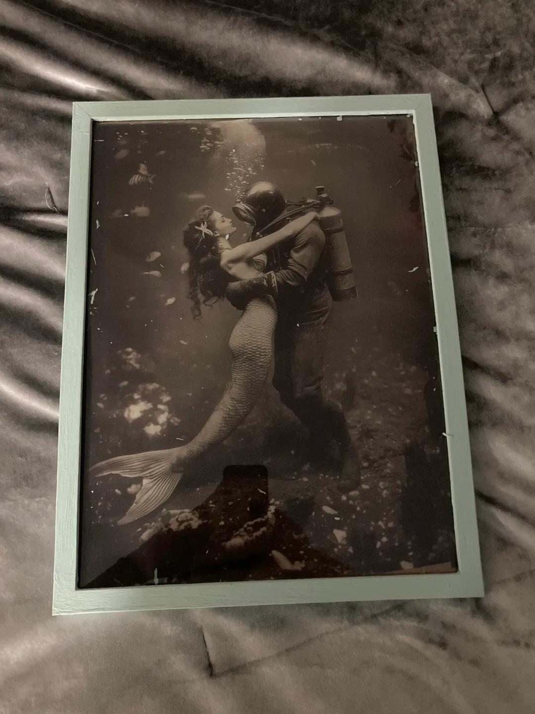 Funky picture with picture frame