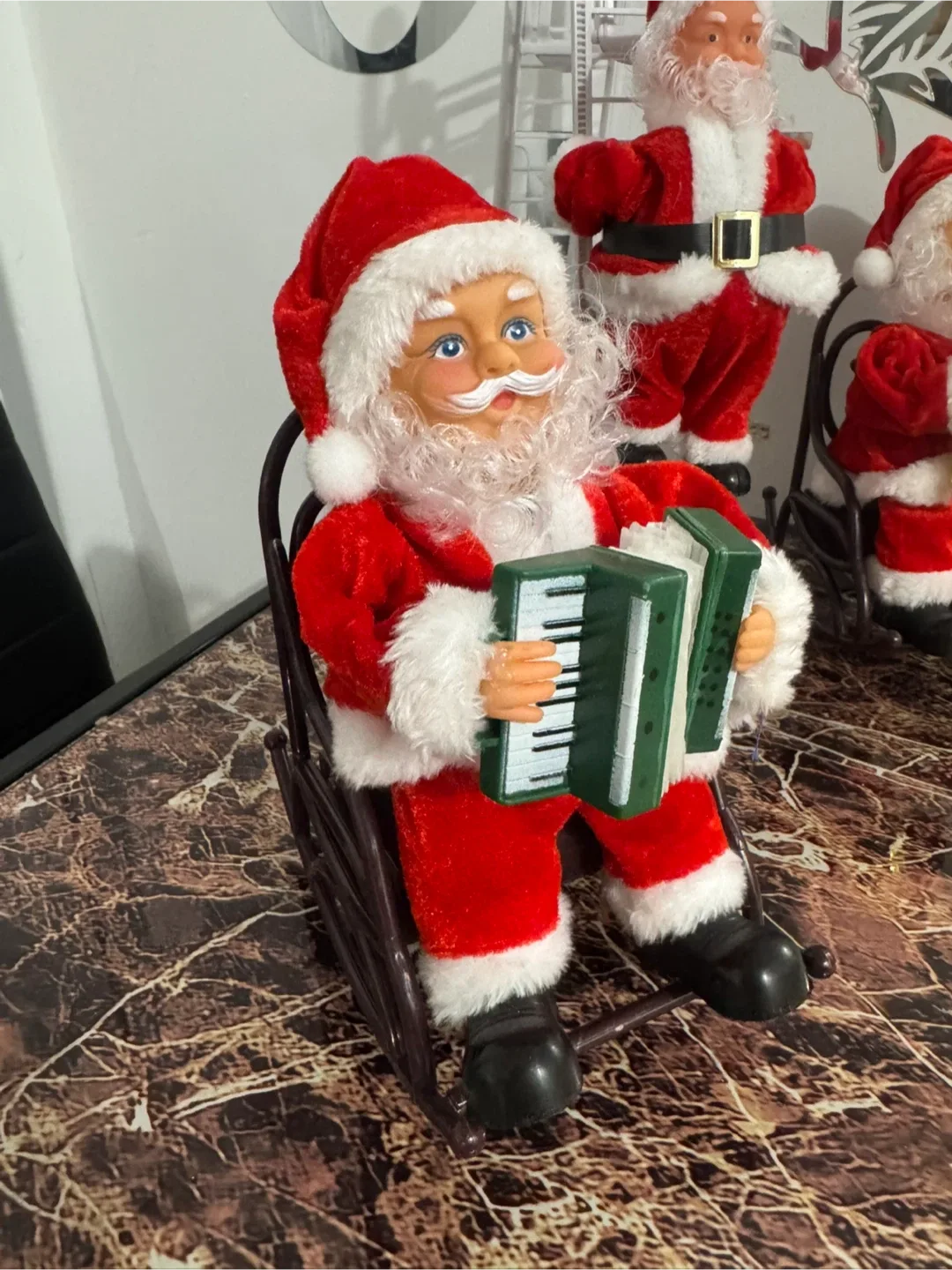Animated Musical Santa Figure $5