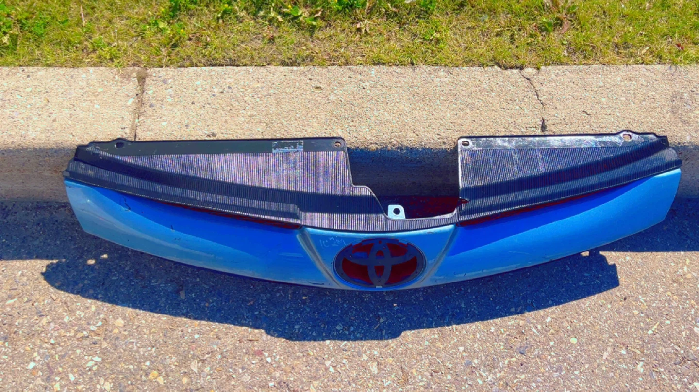 Toyota Car Grill - Blue - photo 2