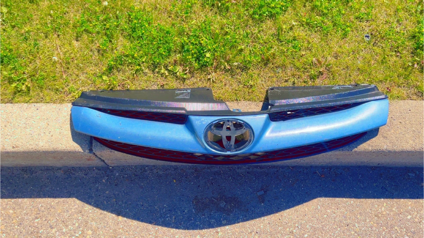 Toyota Car Grill - Blue