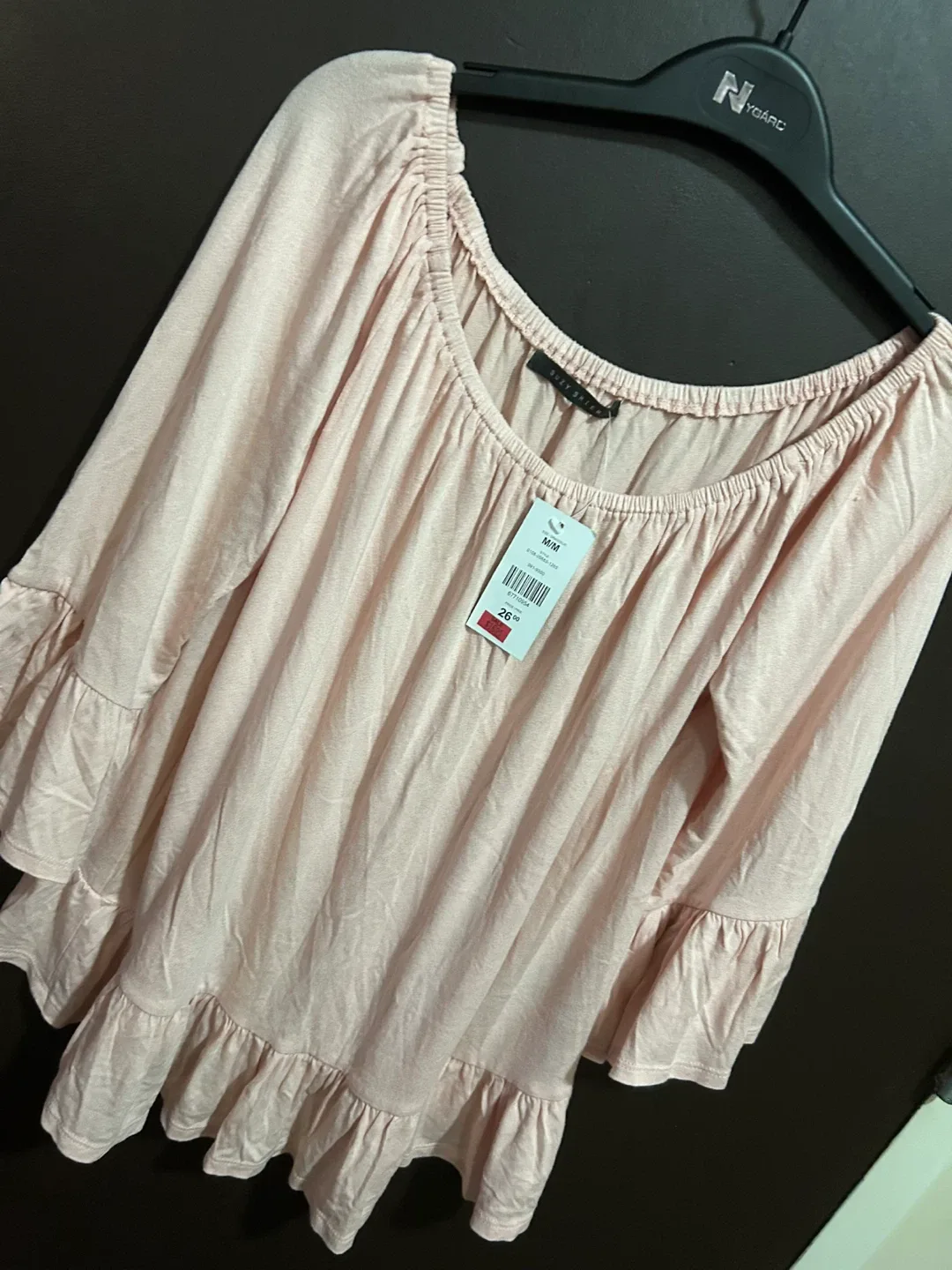 Dressbarn Pink Ruffle Blouse - Size M/M
