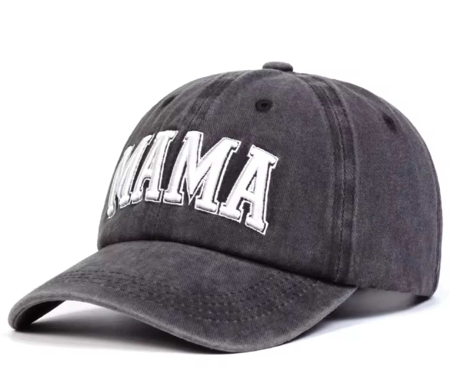 Dark Grey 'Mama' Baseball Cap - photo 3