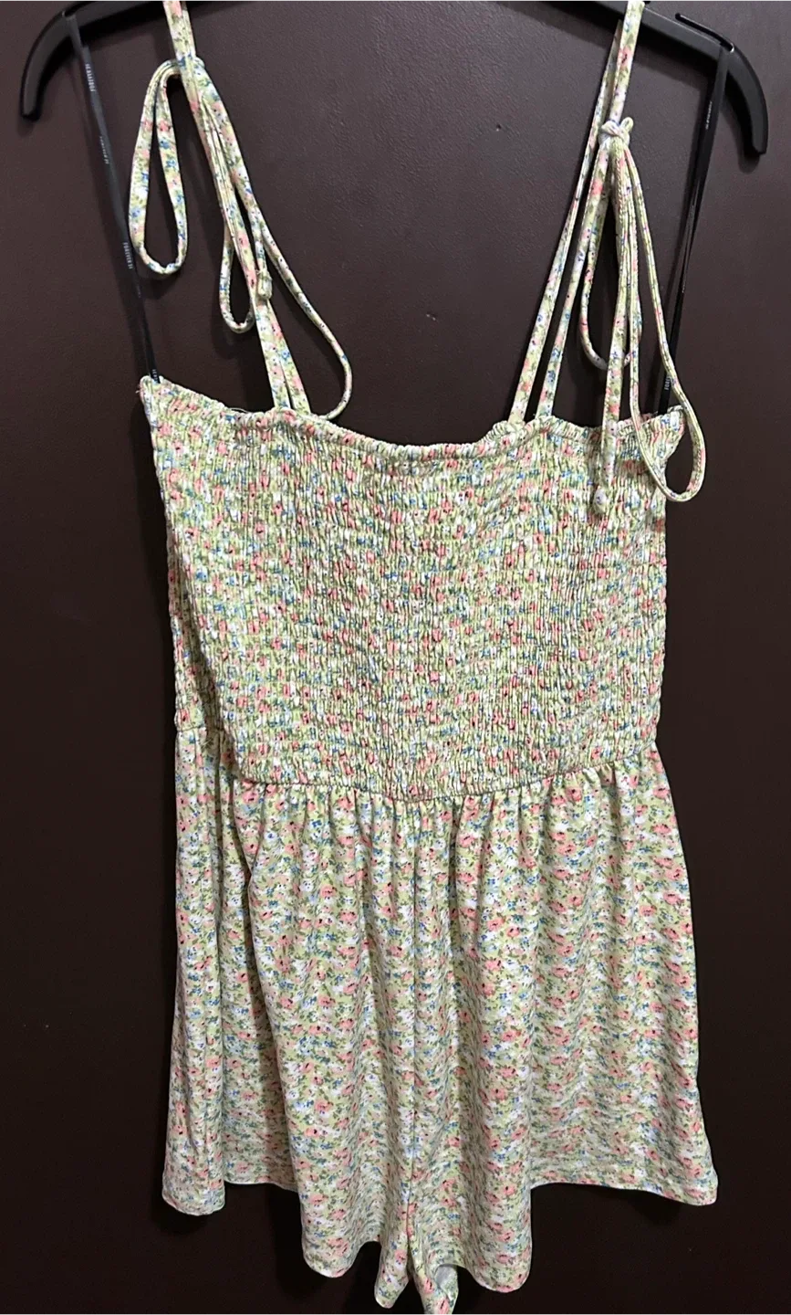 Forever 21 Floral Romper - Size L/XL