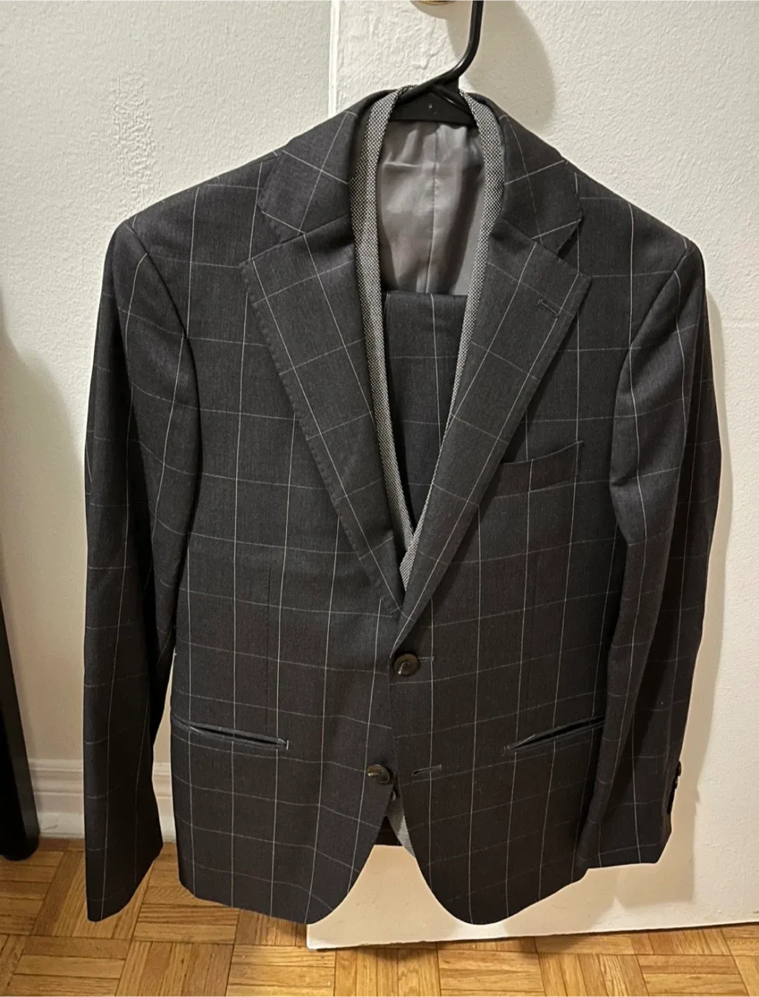 Men's Checkered Suit with Vest