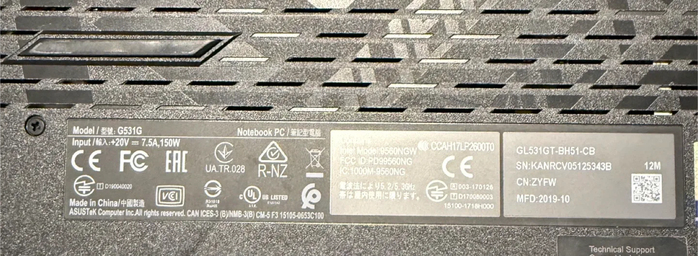 ASUS ROG Strix G531G Gaming Laptop image indicator(4)