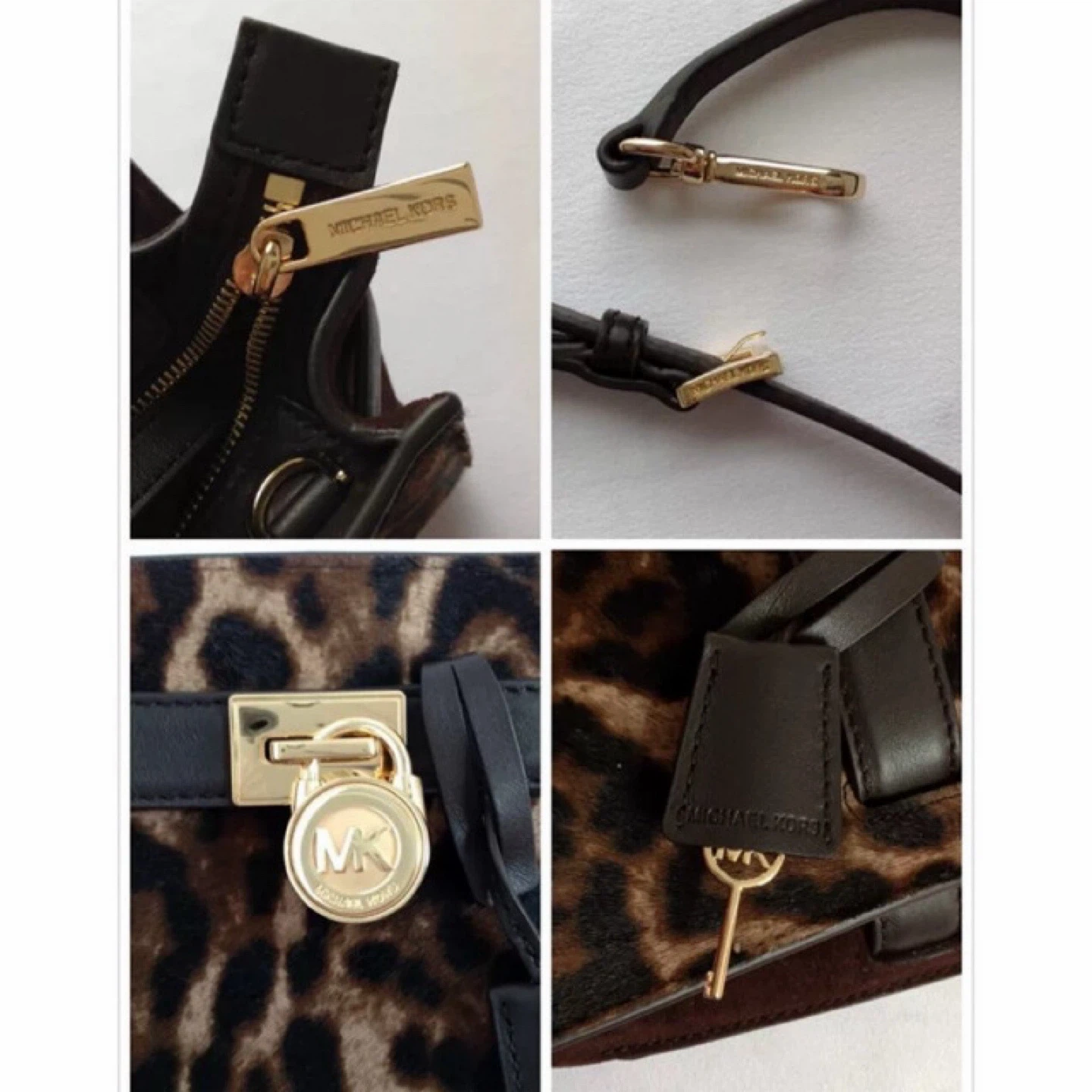 MICHAEL KORS HAMILTON TRAVELER HAIRCALF LEOPARD Cross body bag - photo 5