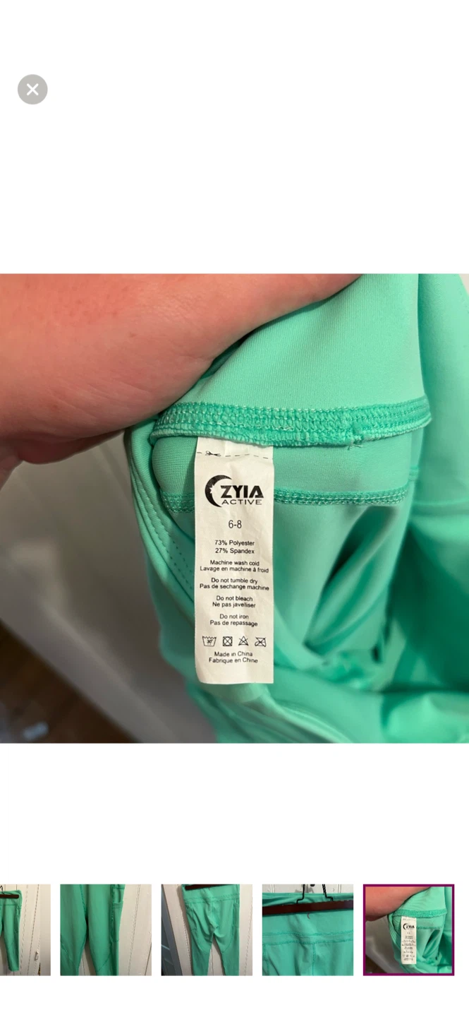 Zyia Active Capri Leggings, Size 6-8 - photo 5