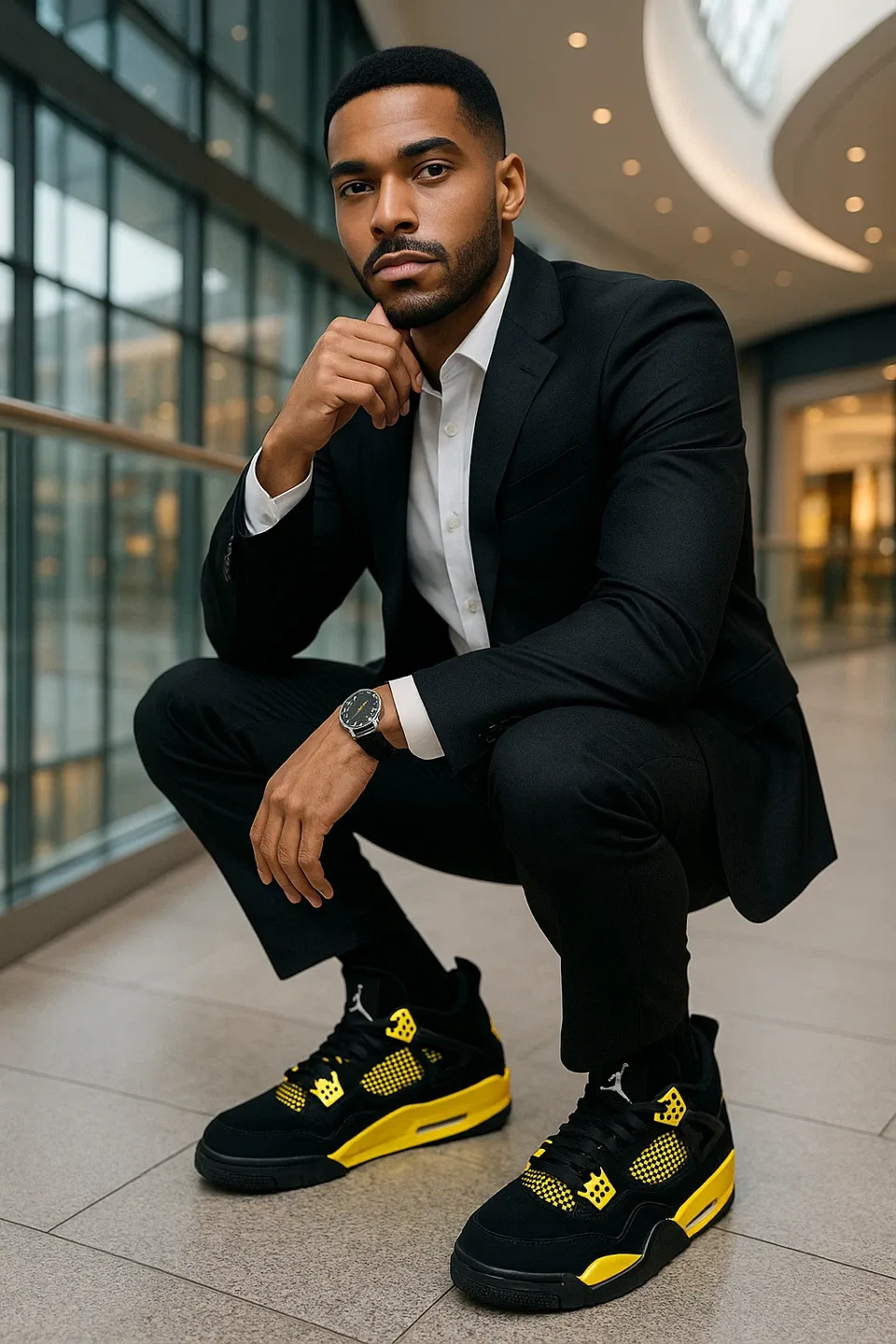 🔥 Air Jordan 4 Retro “Thunder” – Bold, Clean & Unforgettable