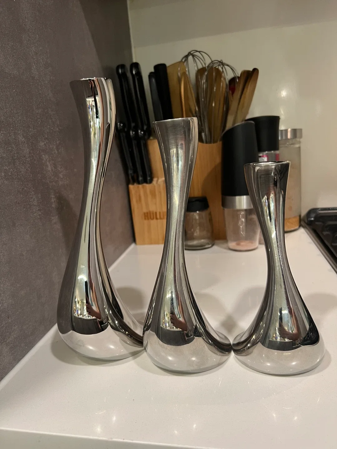 Georg Jensen Cobra Candle Holders (Set of 3) image indicator(5)