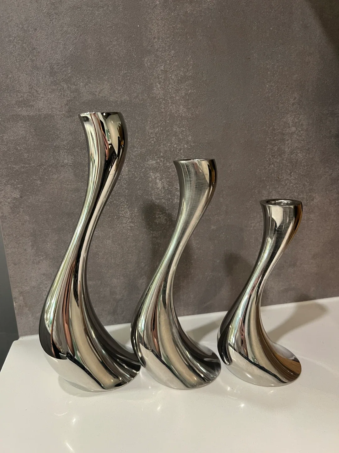 Georg Jensen Cobra Candle Holders (Set of 3) image indicator(2)