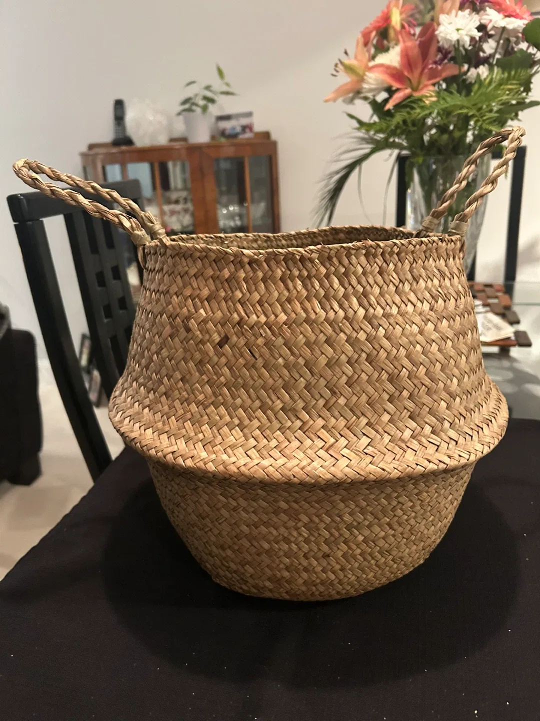 Woven Seagrass Basket. $5.00 image indicator(2)