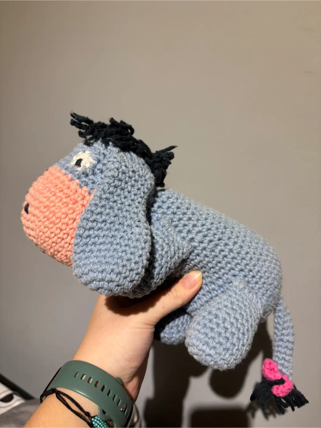 Handmade Crochet Eeyore and Winnie the Pooh Plushie image indicator(3)