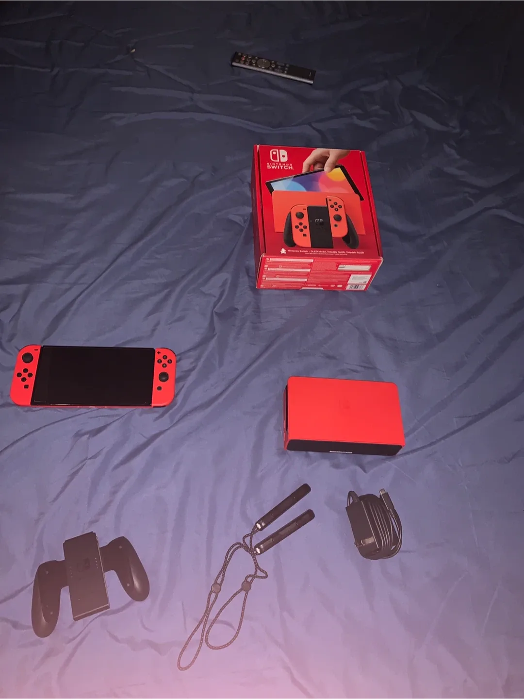 Nintendo switch oled red Mario edition