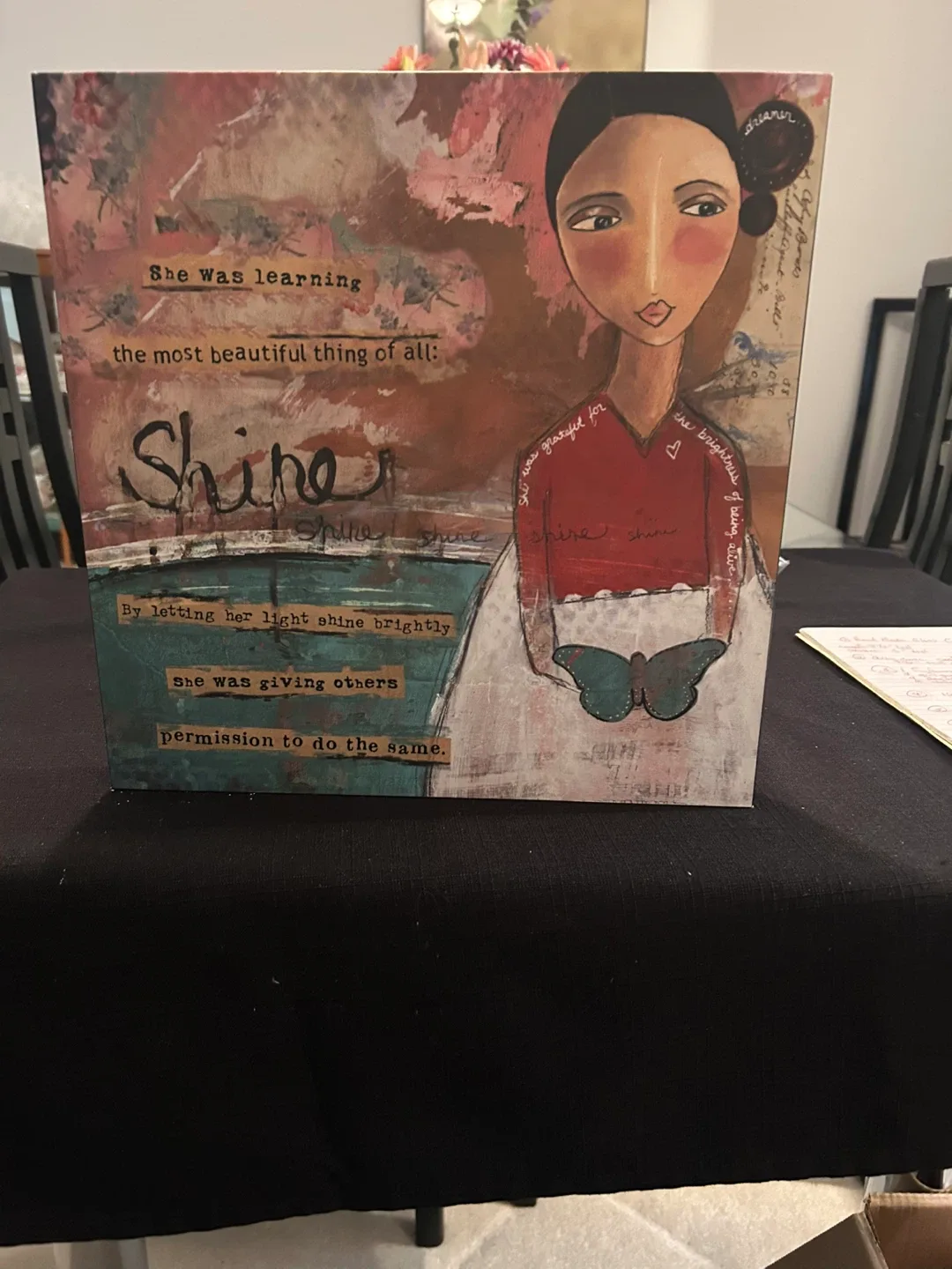 Kelly Rae Roberts 'Shine' Art Block