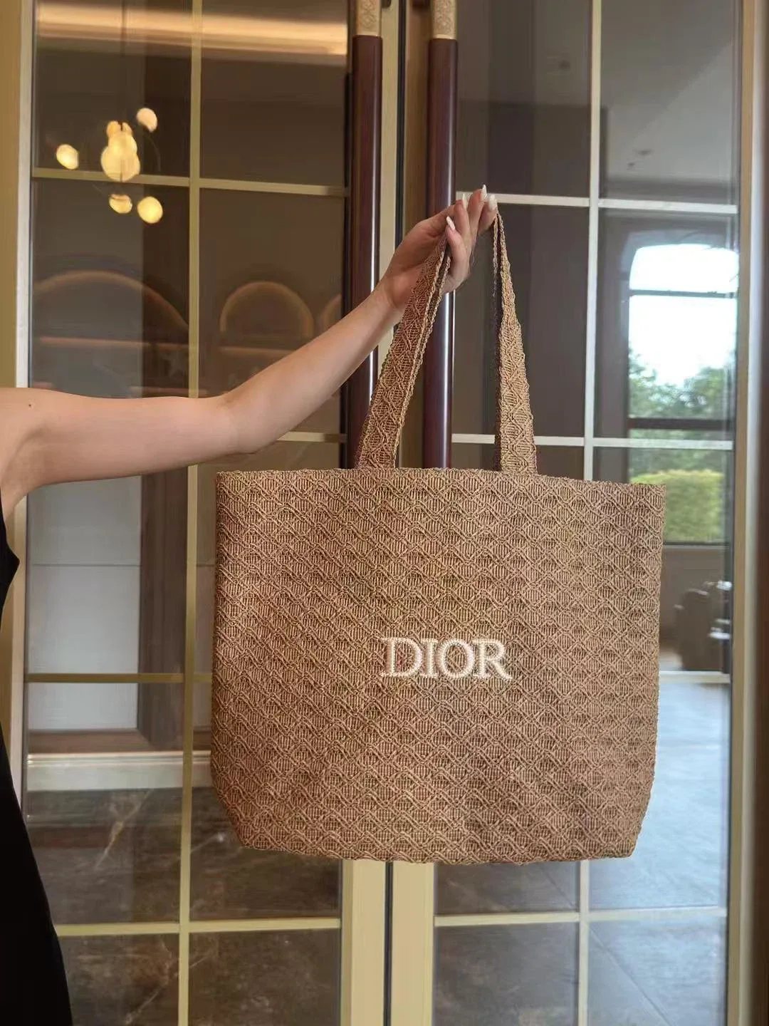 Dior Woven Tote Bag