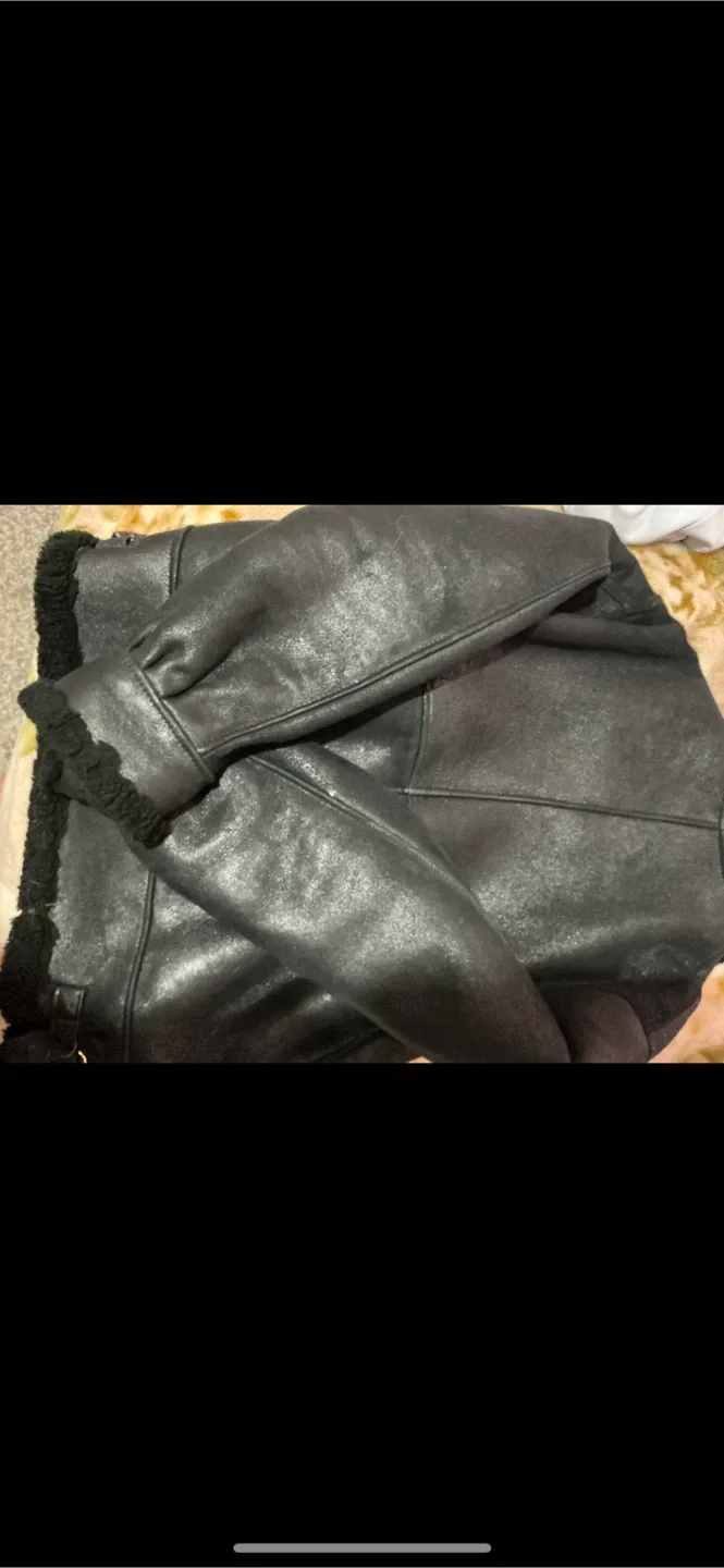 Gianni Black Sherling Jacket