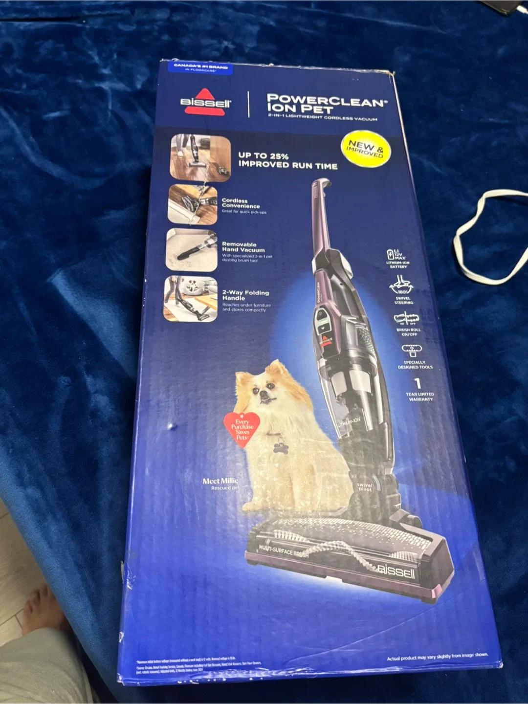Bissell PowerClean Ion Pet Cordless Vacuum - New in Box!
