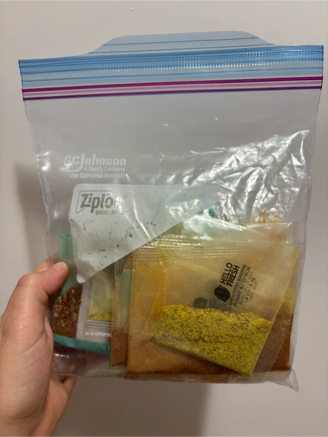 FREE Spice Packets from Food boxes