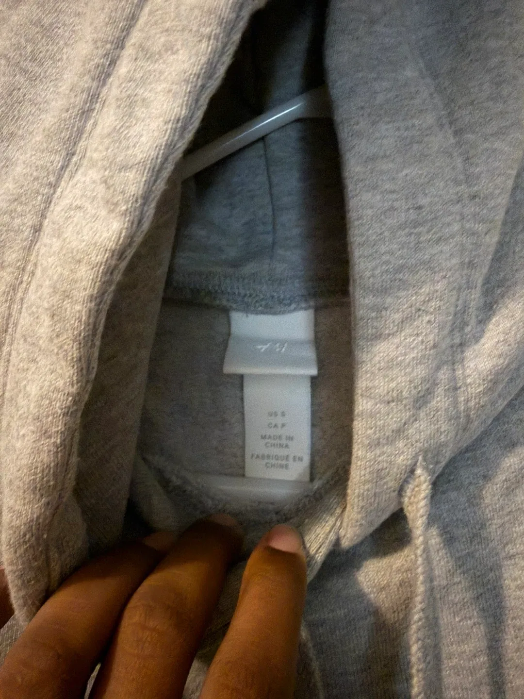 H&M Grey Hoodie - Size S image indicator(2)