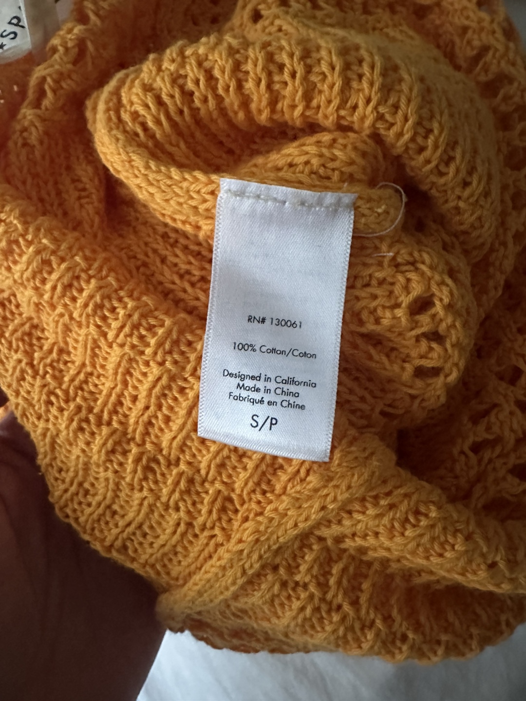 L*SPACE Crochet Kalea Dress Orange Size Small Retail $154 - photo 5