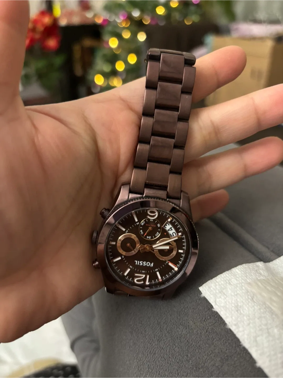 Fossil Brown Watch image indicator(5)