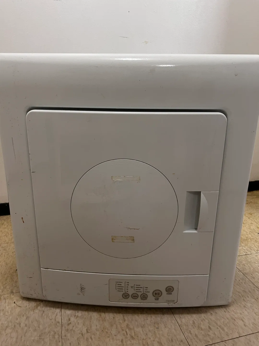 Haier White Clothes Dryer