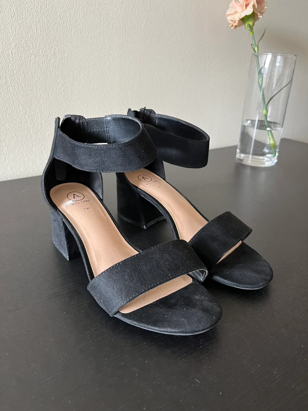 Black Heels - Size 8