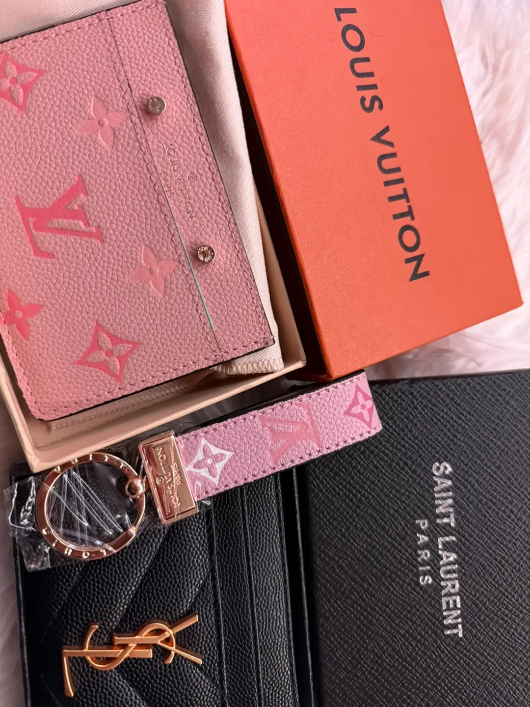 Louis Vuitton & Saint Laurent Card Holders