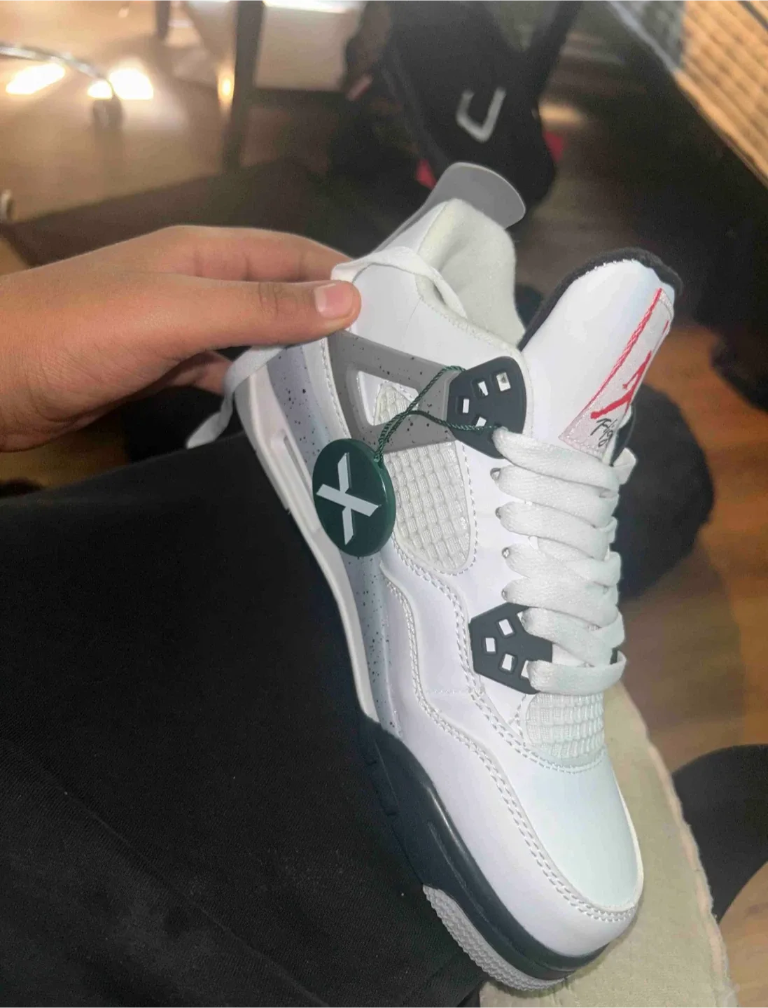 Jordan 4 Retro White Cement image indicator(3)