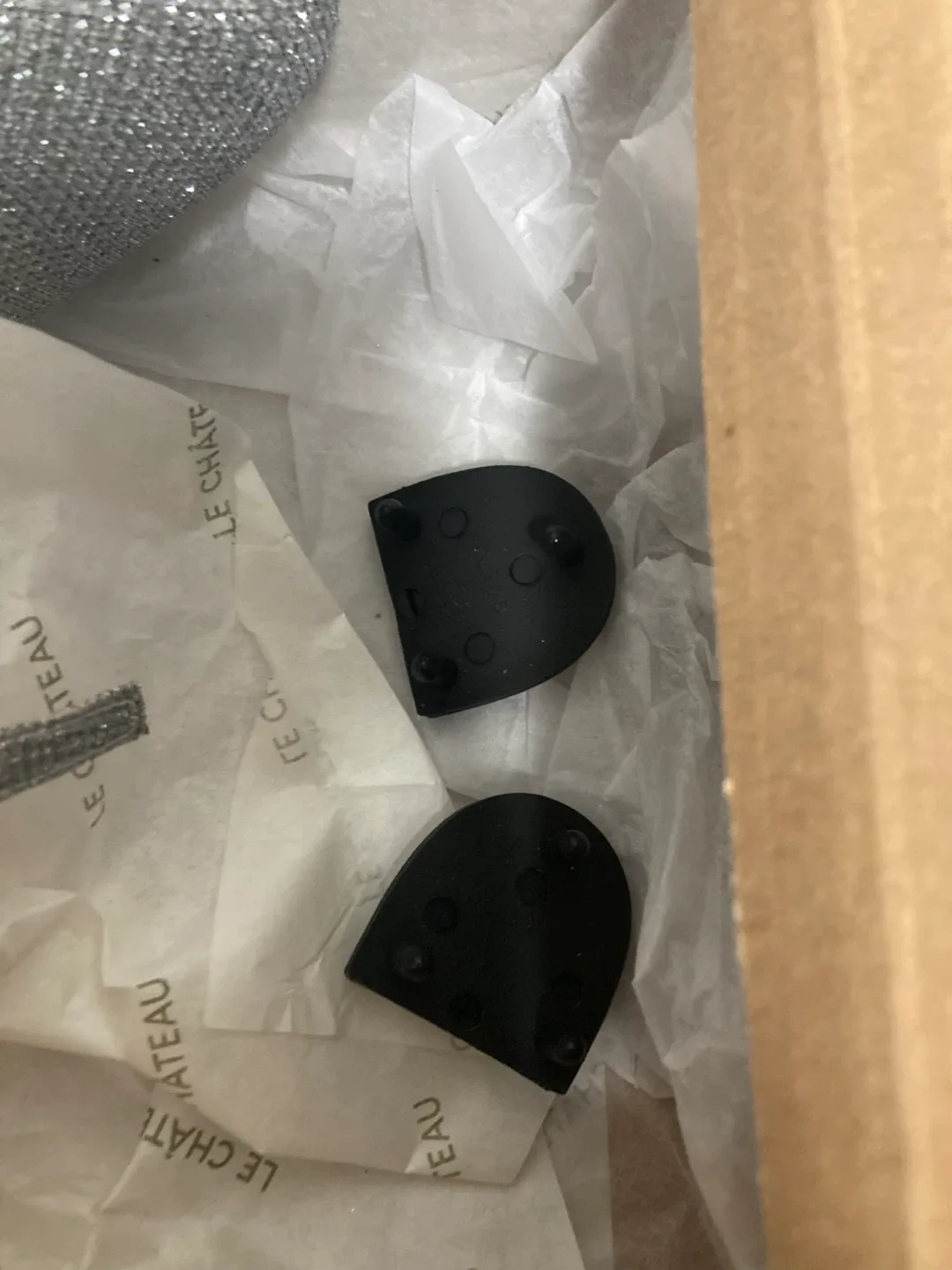 Le Chateau Silver Mary Jane Pumps image indicator(6)