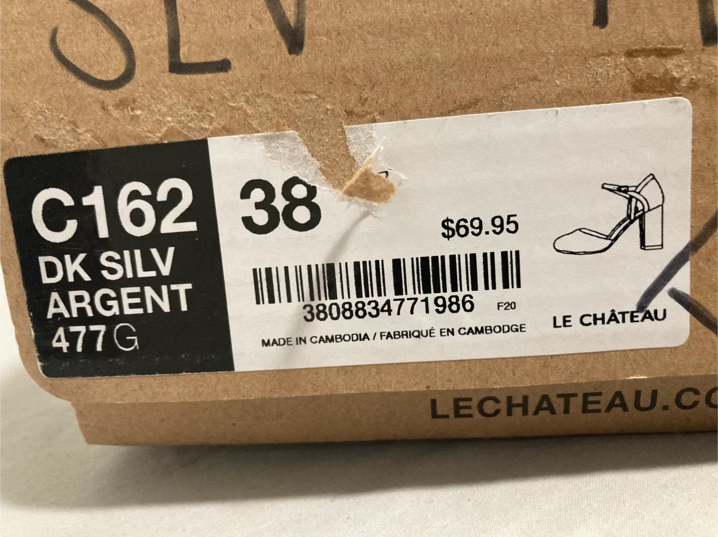 Le Chateau Silver Mary Jane Pumps image indicator(5)