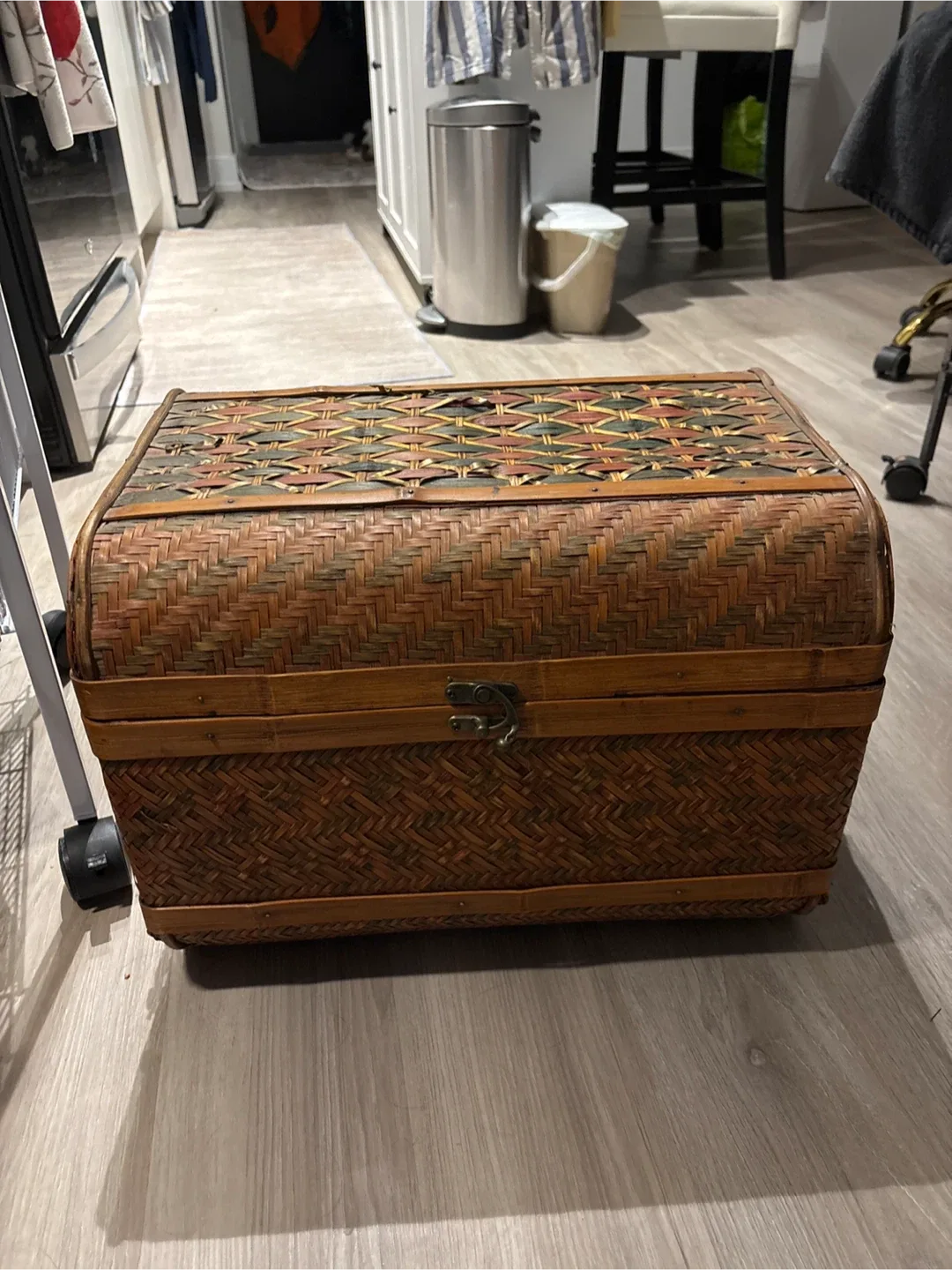 Wicker Storage Trunk Set