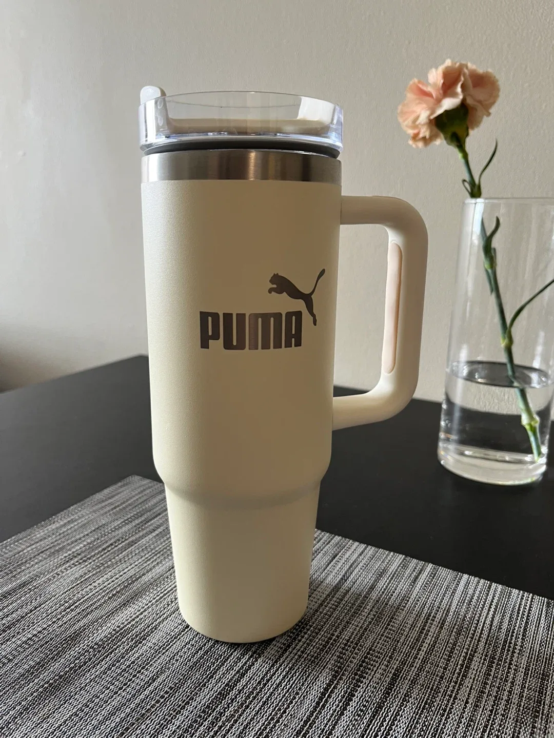 Puma Beige Tumbler with Handle