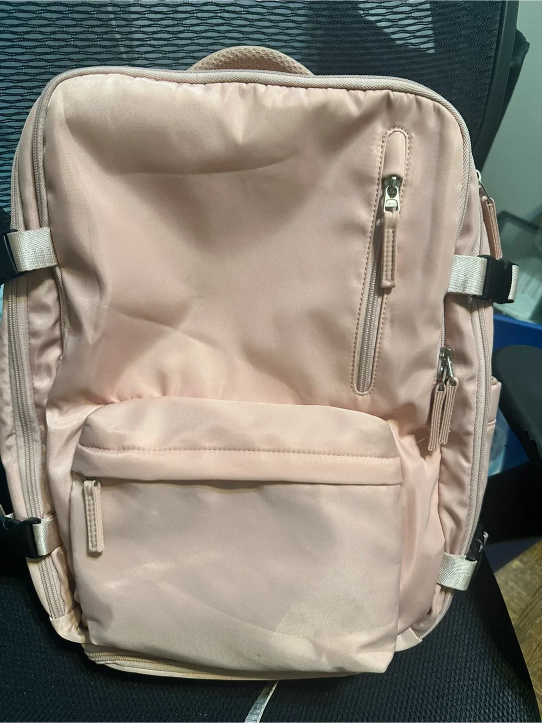 Pink Travel Backpack - Carry On - Cabin Bag- Large Capacity