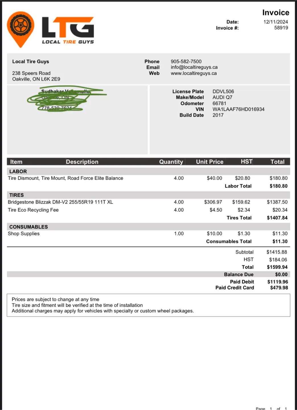 Bridgestone Blizzak DM-V2 255/55R19 111T XL Tires image indicator(2)