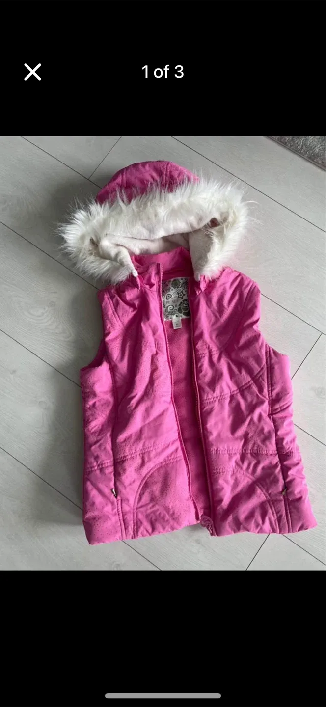 The Children's Place Pink Vest XL (10/12)