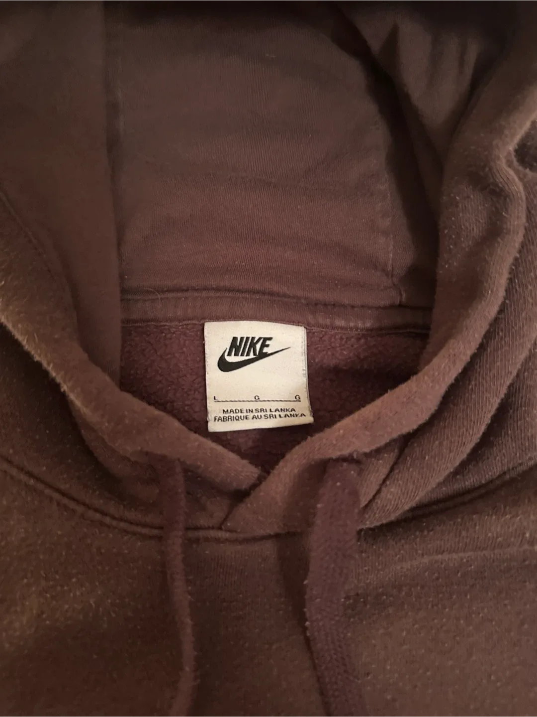 Nike Brown Hoodie - Size L fits Medium image indicator(2)