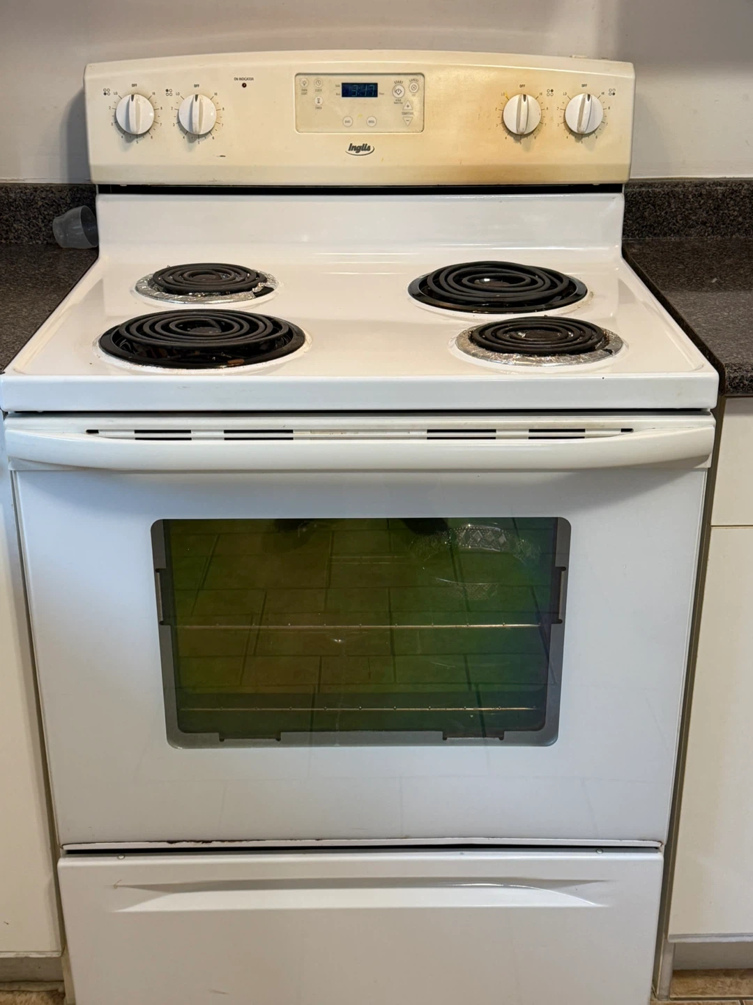 Inglis White Electric Stove