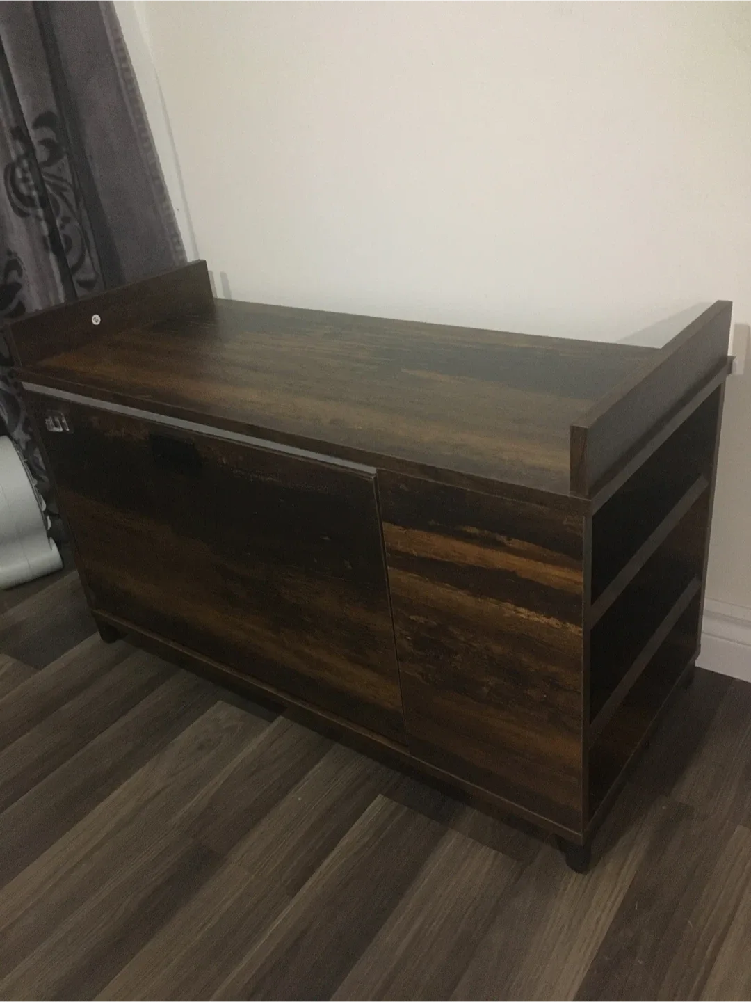 Wood Shoe Storage Bench - 31"x12"x13" image indicator(3)