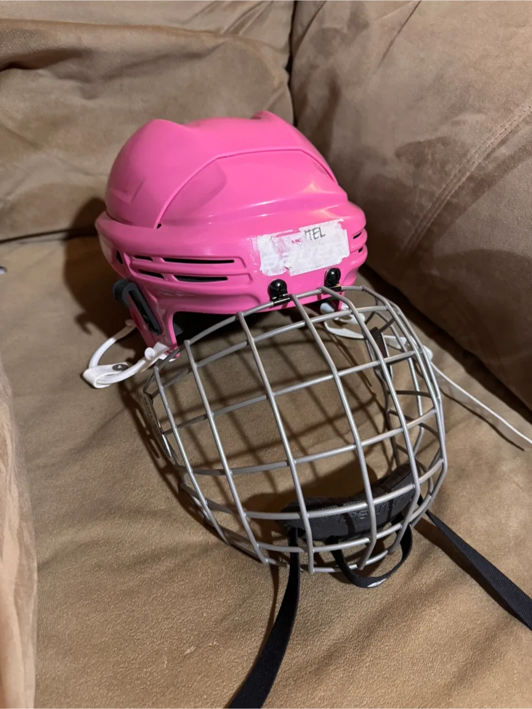 Girls ice helmet